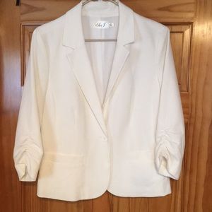 Eliza J White blazer